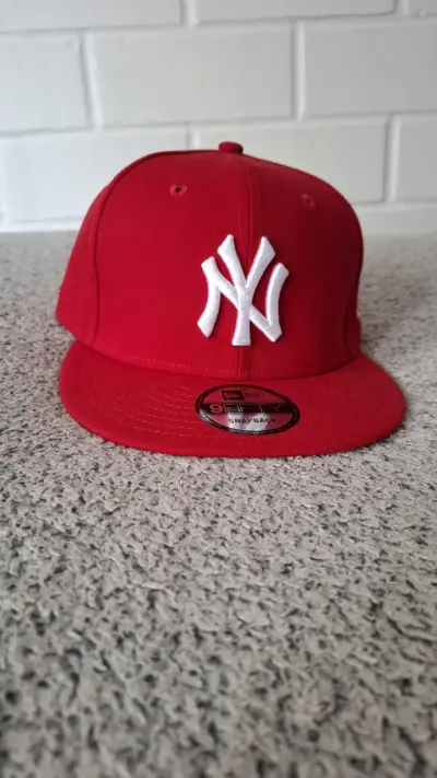 Gorra roja New Era NY Snapback - miniatura 1