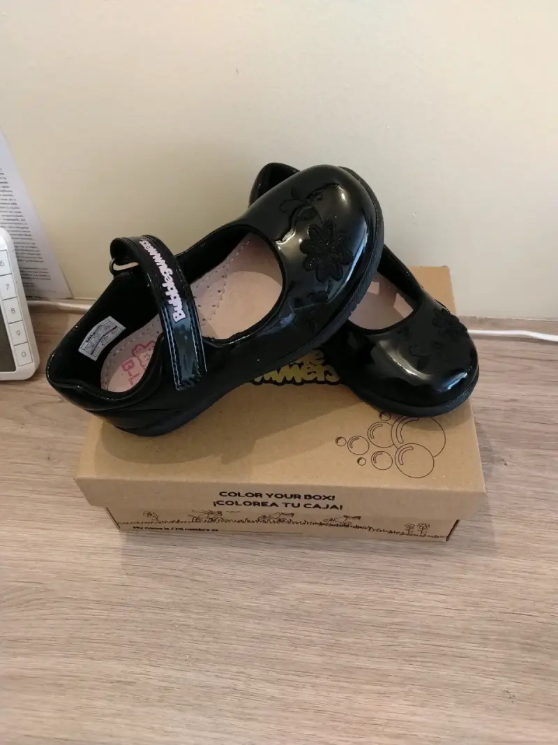 Zapatos de charol para niña Bubble gummers negros - 2
