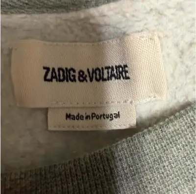 Polerón verde Zadig & Voltaire con diseño frontal - miniatura 3