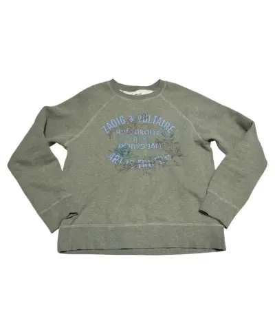 Polerón verde Zadig & Voltaire con diseño frontal - miniatura 4