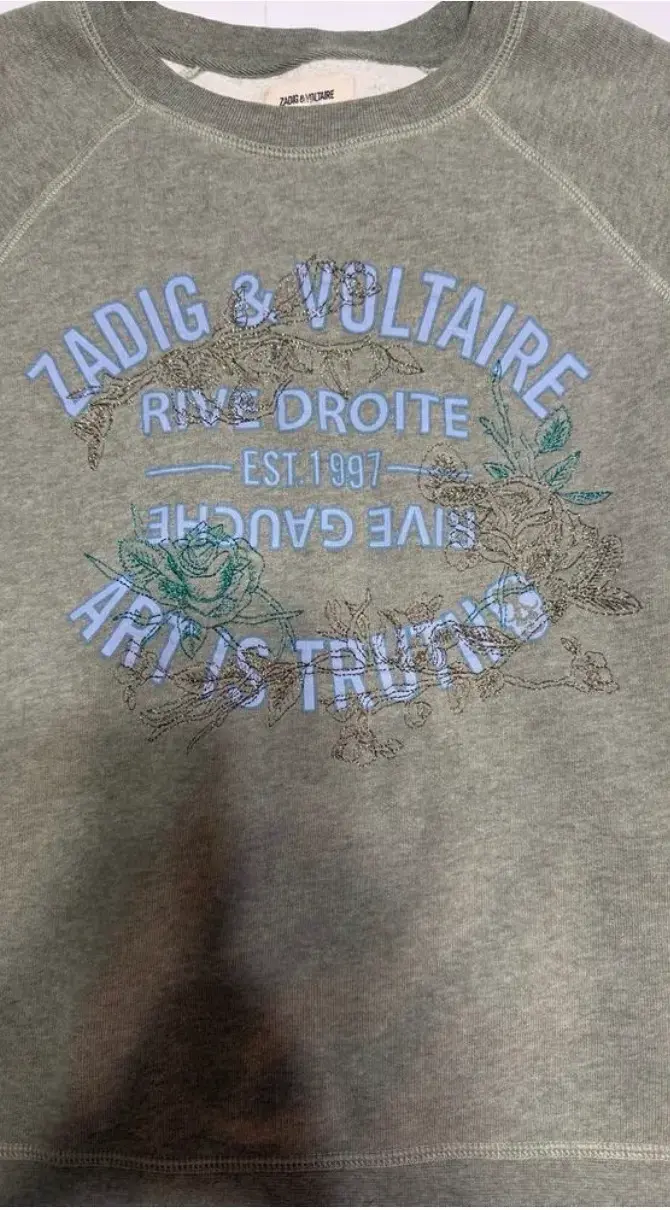 Polerón verde Zadig & Voltaire con diseño frontal - 5
