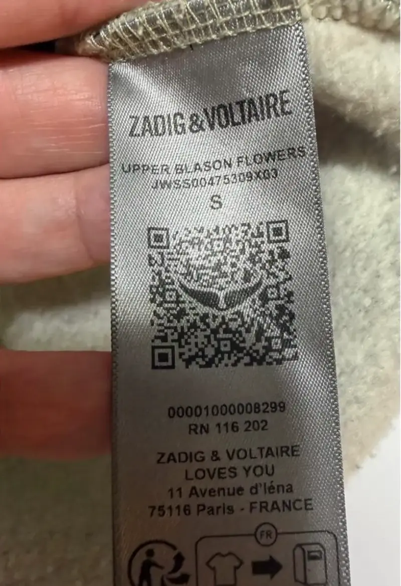 Polerón verde Zadig & Voltaire con diseño frontal - 6