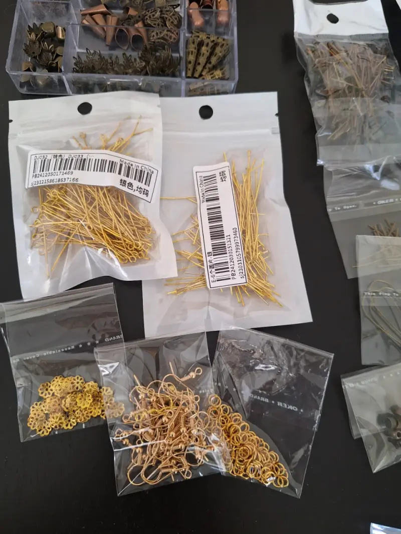Kit de piezas para hacer joyería artesanal - 2
