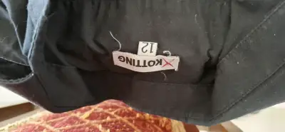 Pantalon y camisa negro para hombre talla 12 - miniatura 1