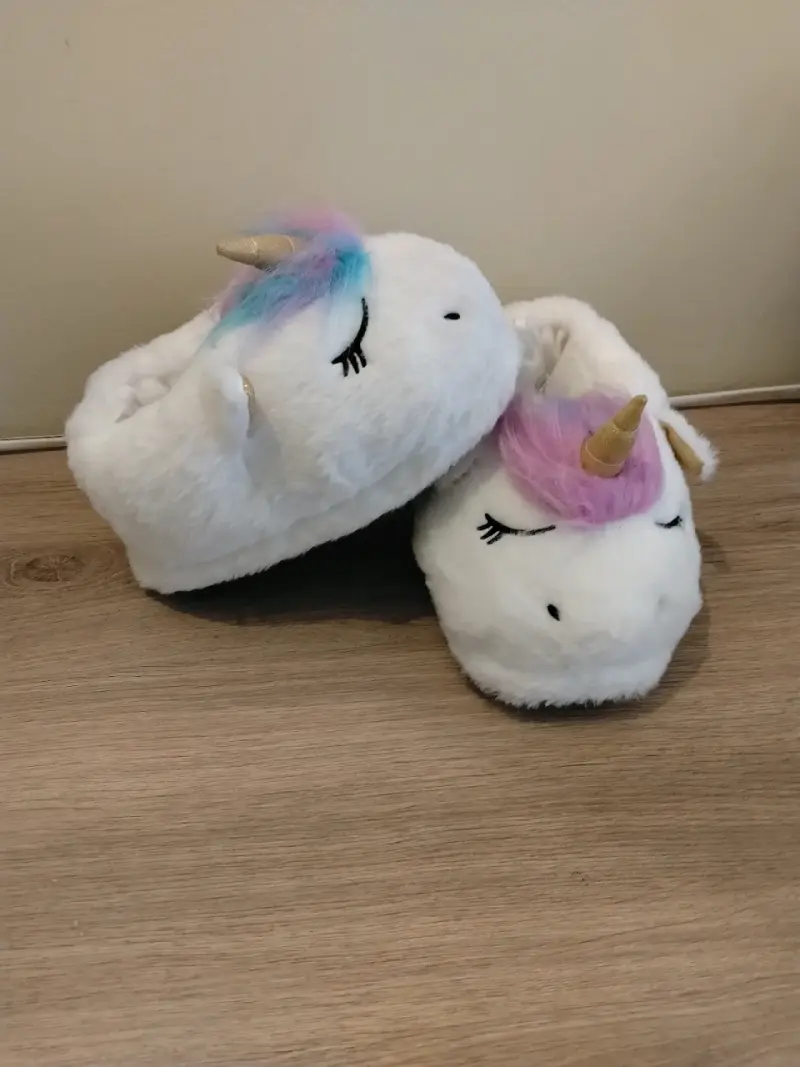 Pantuflas de unicornio para niña con diseño divert - 2