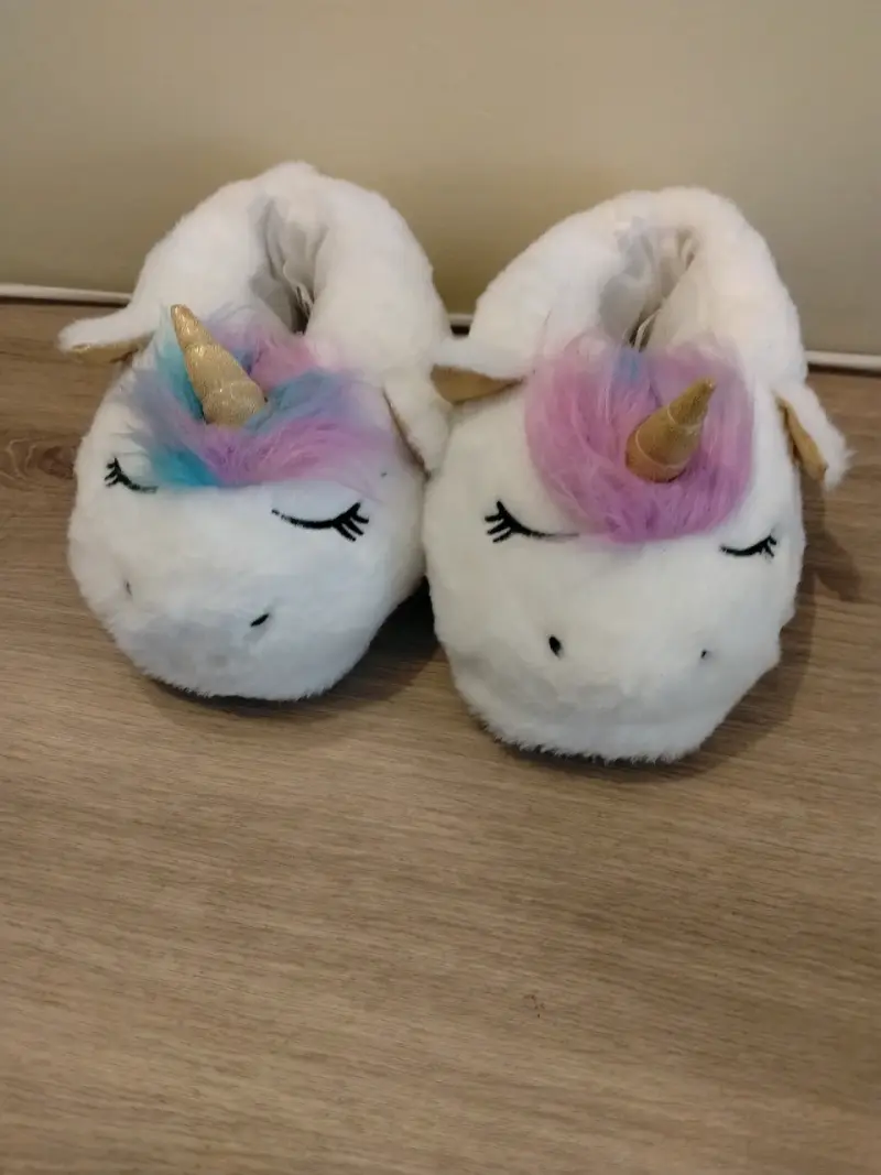 Pantuflas de unicornio para niña con diseño divert - 5