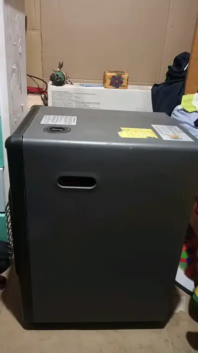 Estufa a gas Kendal negra en buen estado - miniatura 2