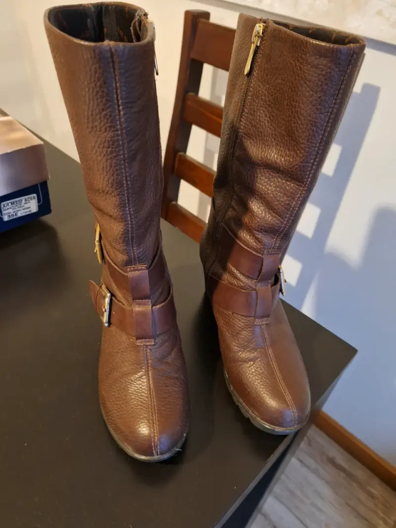 Botas de cuero marrón 16hrs N35 - 4