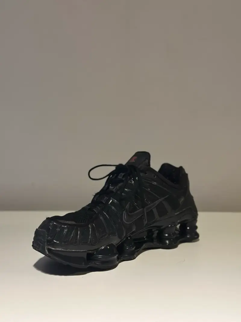 Zapatillas deportivas negras Nike Shox para hombre - 4