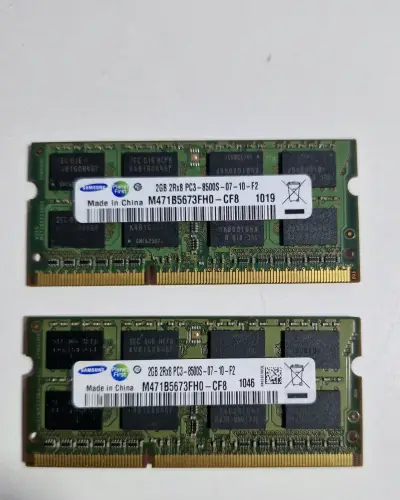 RAM Samsung 1066 mhz 2GB DDR3 para Laptop - miniatura 1