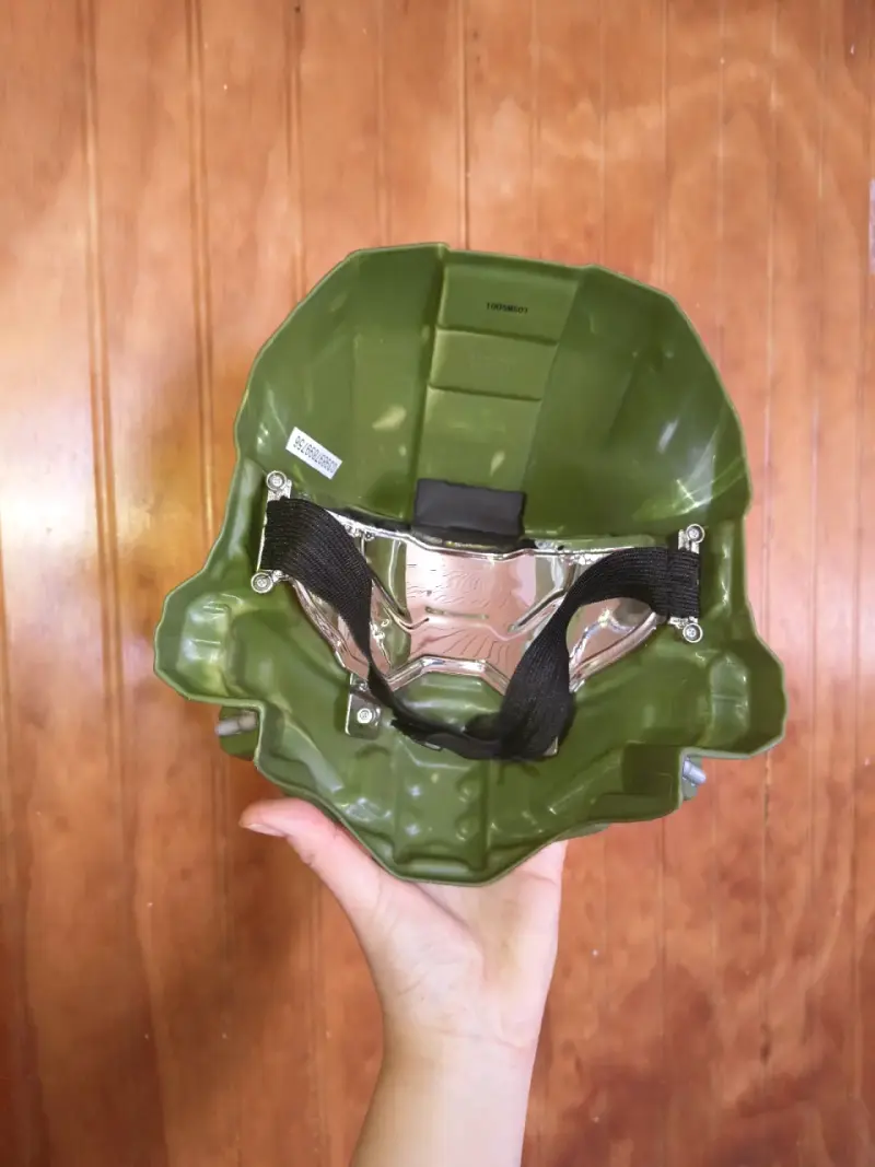 Máscara Halo casco de colección con visor dorado - 4