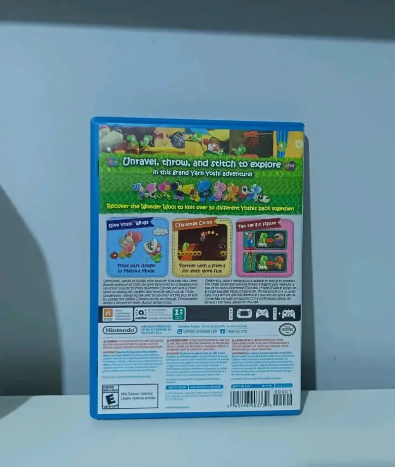 Juego Wii U Yoshi's Woolly World Nintendo - 2