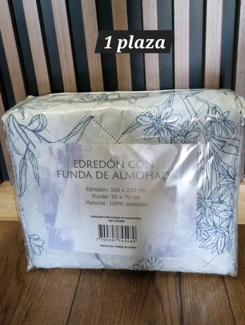 Edredón para cama de 1 plaza con funda - 2