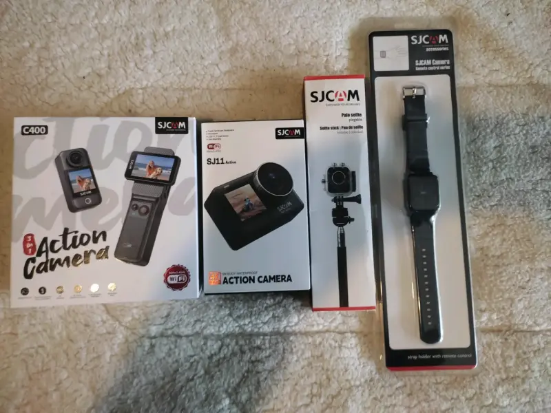 Camara SJCam c400 + SJCam SJ11 + Reloj SJCam + Mon - 4