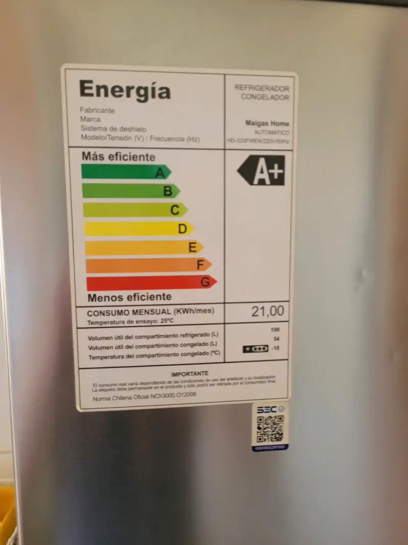 Refrigerador Maigas Home Plateado A+ - 2