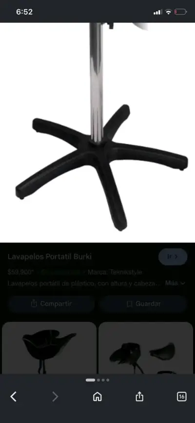 Lavapelos portátil con detalle - miniatura 3