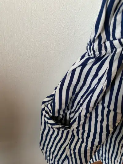 Vestido de rayas azul y blanco talla 42/L - miniatura 4