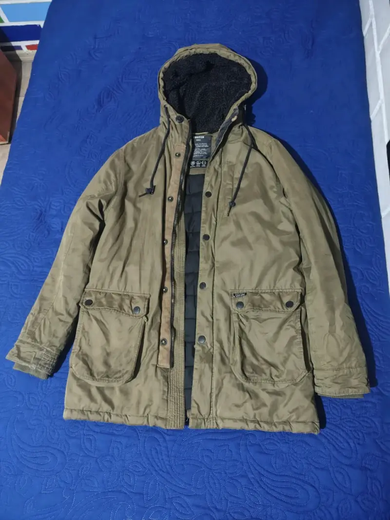 Parka Verde oliva Foster con Capucha - 3
