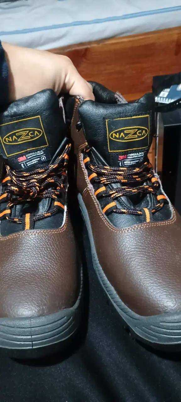 Botas de seguridad Nazca marrones impermeables - 1