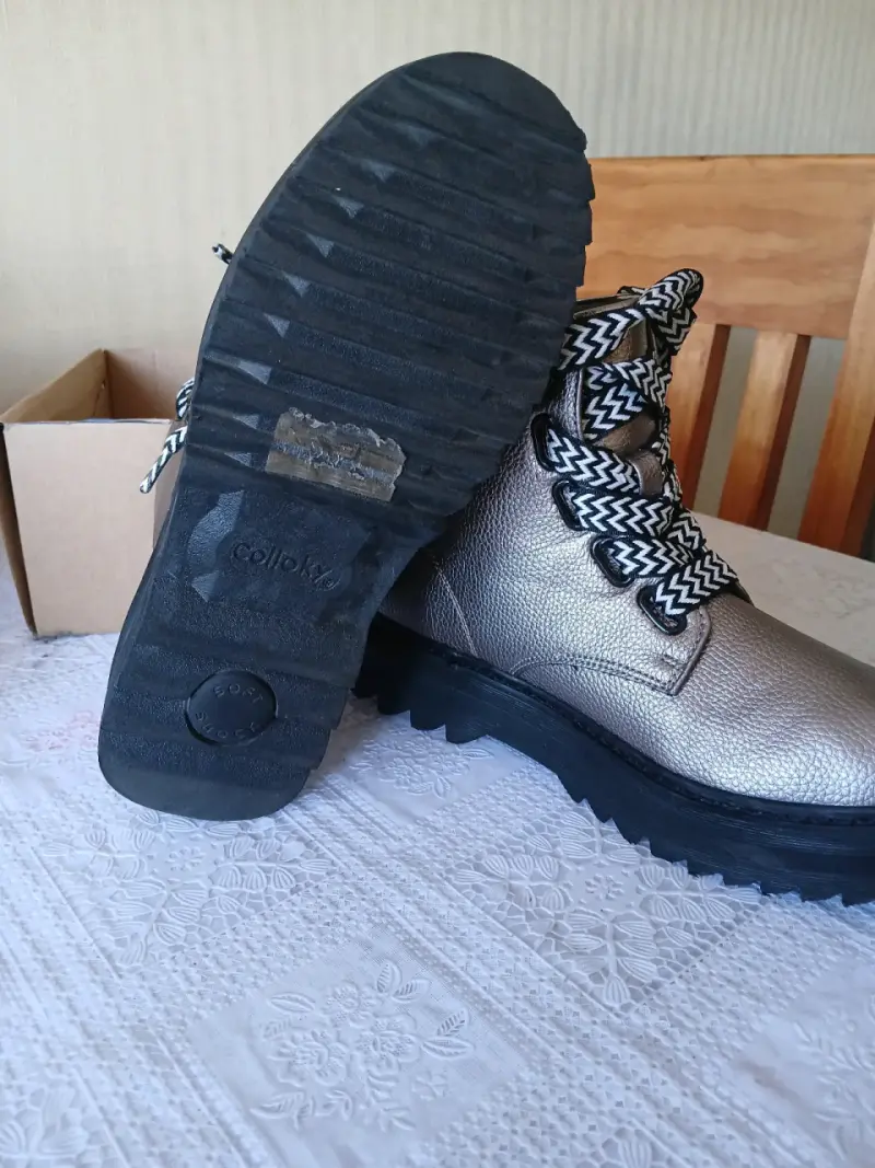 Botines dorado Colloky para niña - 3
