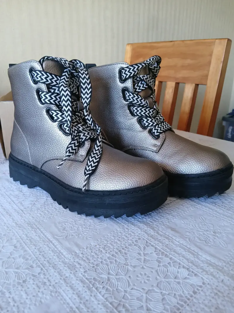 Botines dorado Colloky para niña - 4