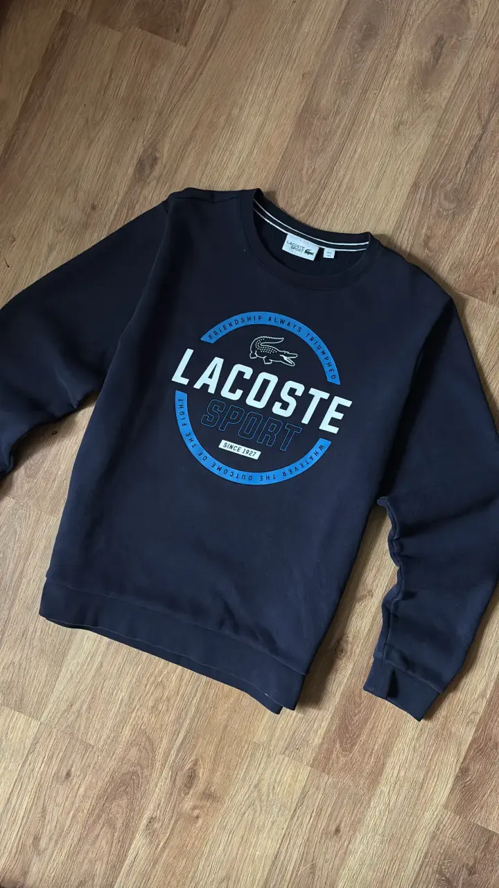 Polerón Lacoste Sport azul marino para hombre - 1