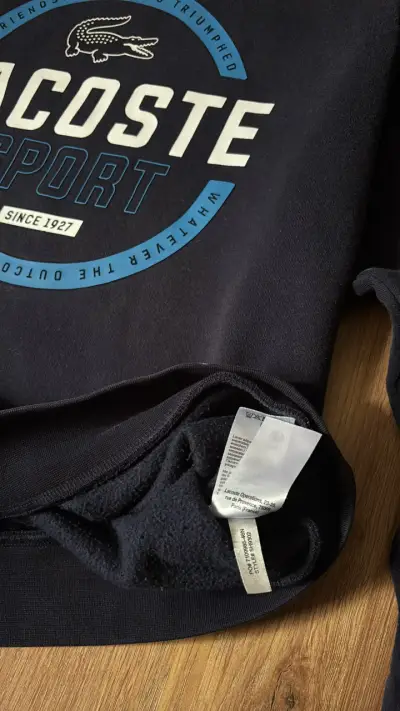 Polerón Lacoste Sport azul marino para hombre - miniatura 4