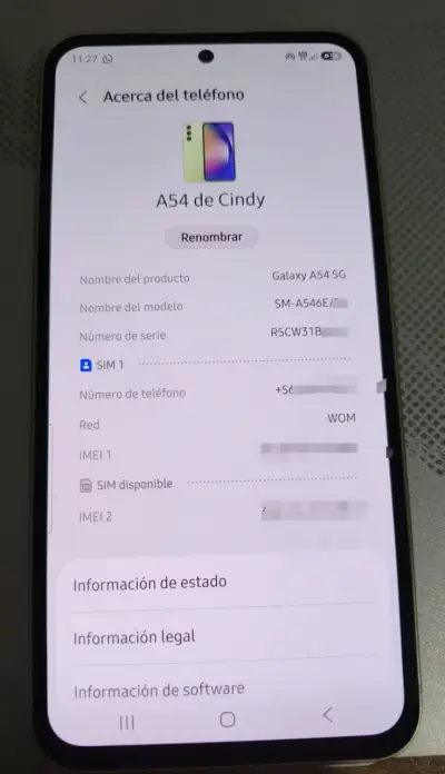 Samsung Galaxy A54 5G en buen estado - miniatura 5
