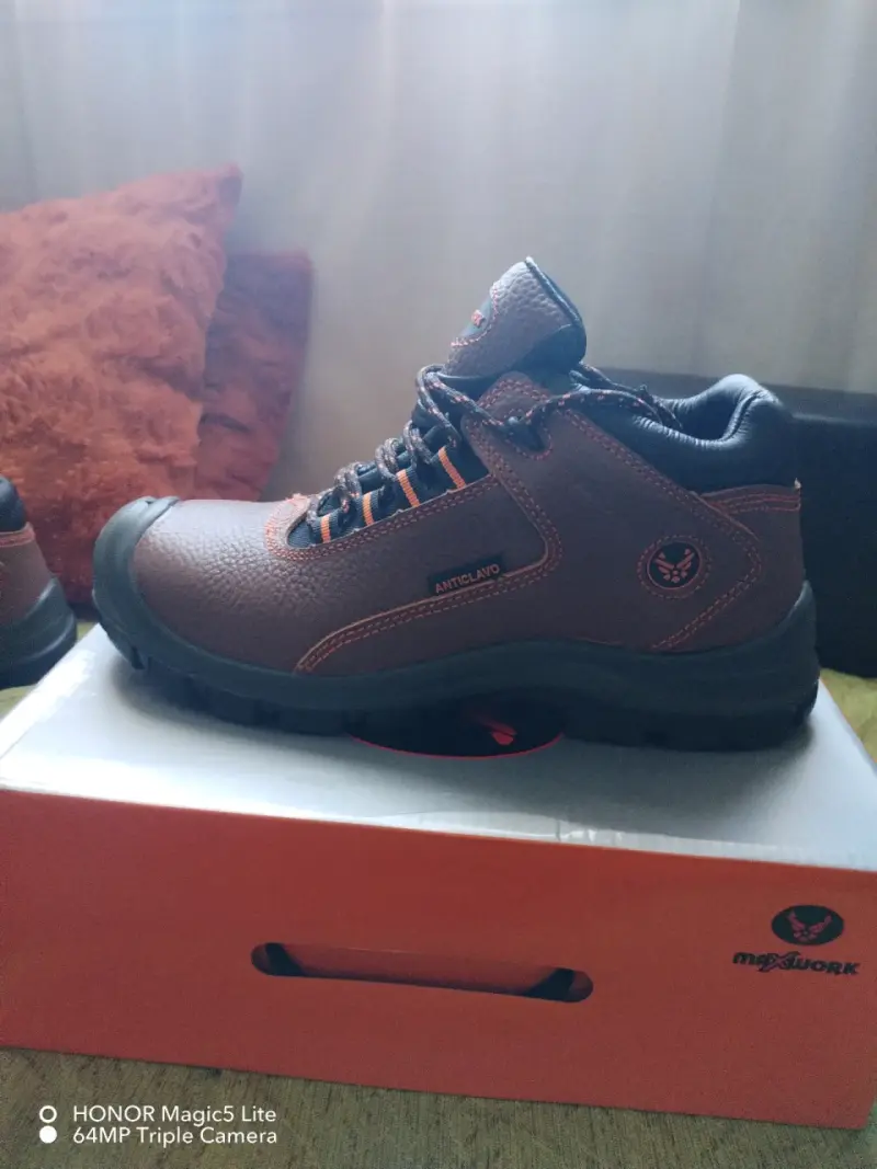 Botas de seguridad Maxwork Antelope marrón - 4