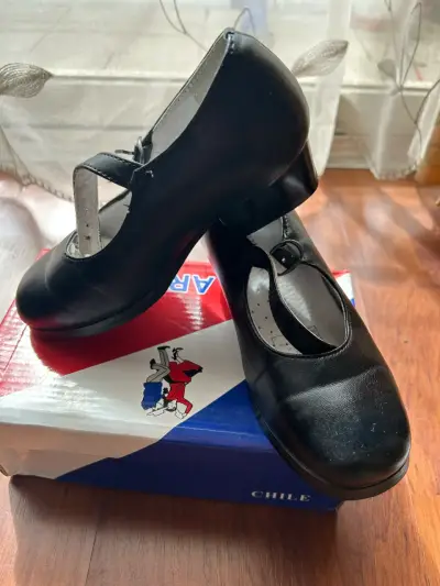 Zapatos de baile huasa negros talla 28 - miniatura 5