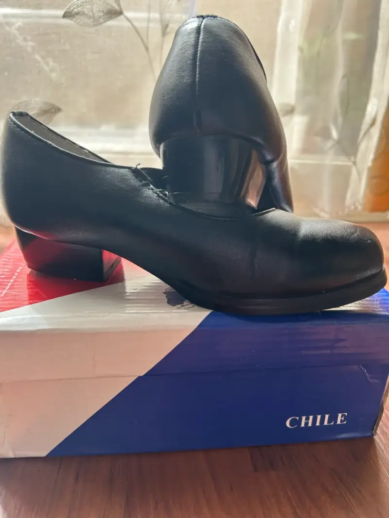 Zapatos de baile huasa negros talla 28 - 6