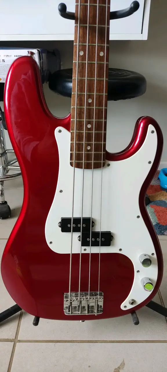 Bajo eléctrico Squier Precision Bass rojo - 1
