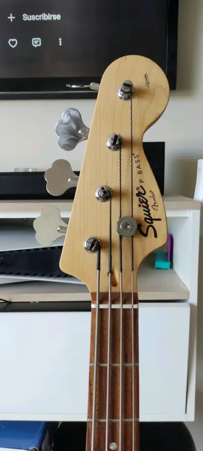Bajo eléctrico Squier Precision Bass rojo - miniatura 2