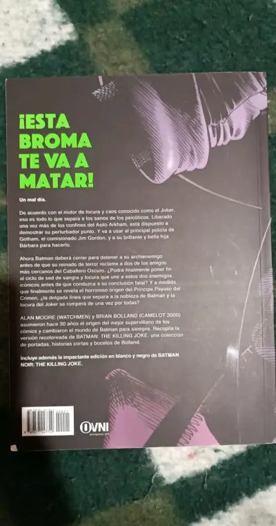 Comic Batman La Broma Asesina Edición Black Label - miniatura 2
