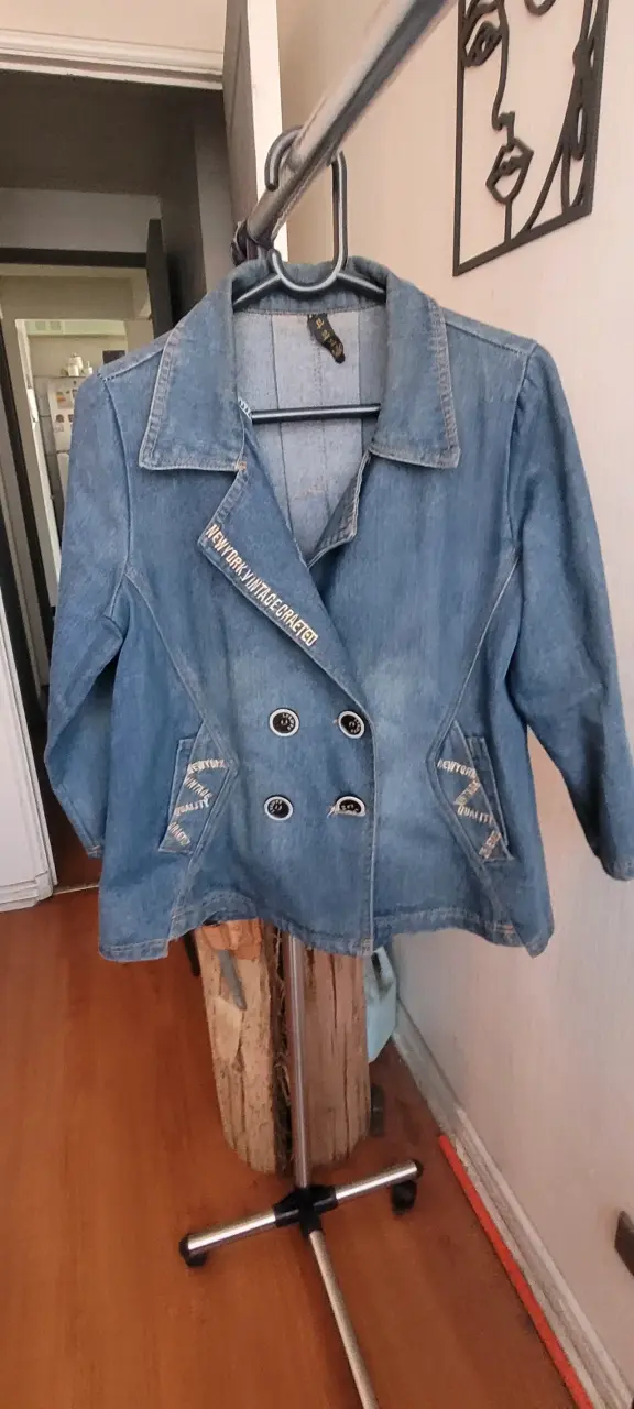 Chaqueta de mezclilla estilo vintage
