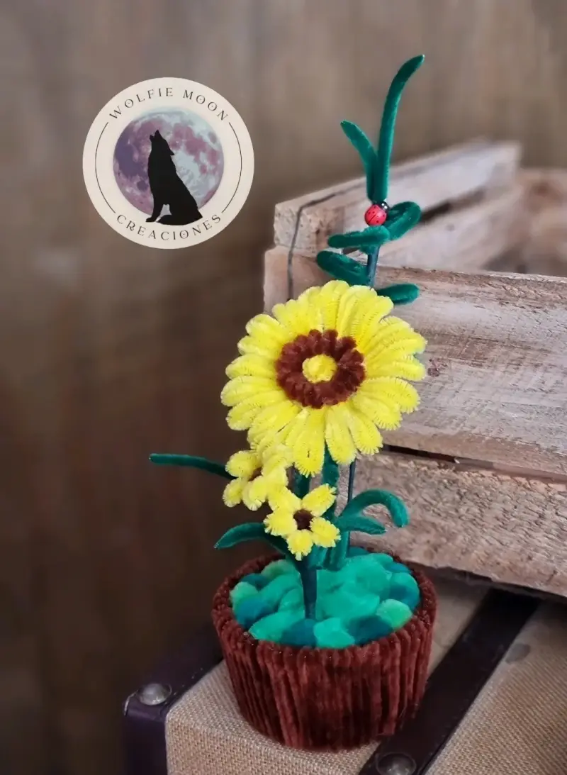 Flores artesanales decorativas - 1