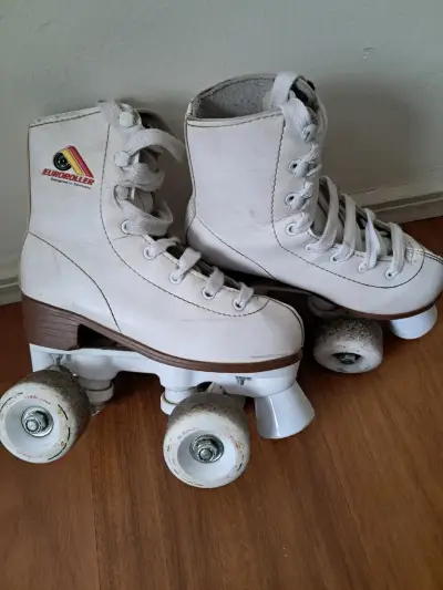 Patines de Cuatro Ruedas EuroRoller Blancos  31 - miniatura 1