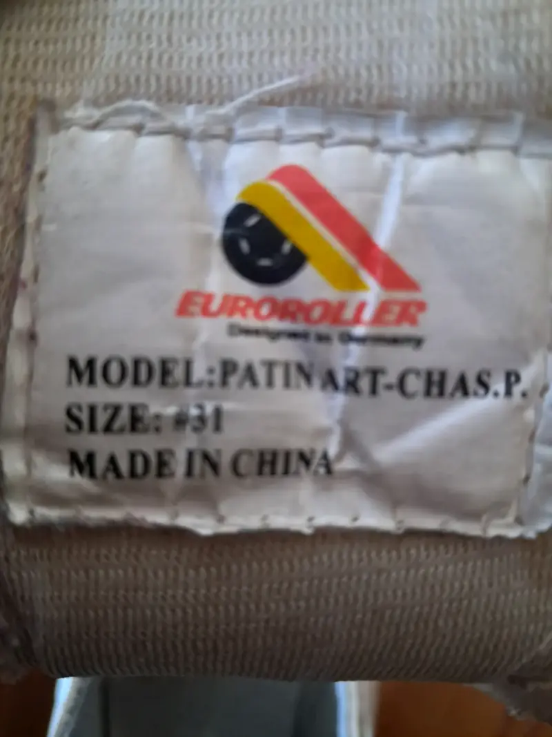 Patines de Cuatro Ruedas EuroRoller Blancos  31 - 4