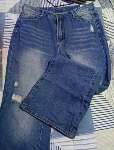 Jeans de mezclilla azul mujer - miniatura 1