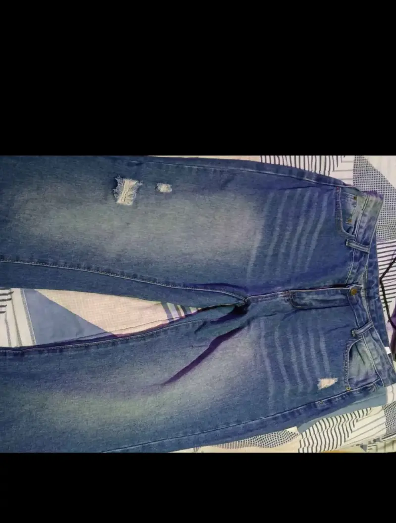 Jeans de mezclilla azul mujer - 2