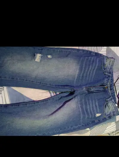 Jeans de mezclilla azul mujer - miniatura 2