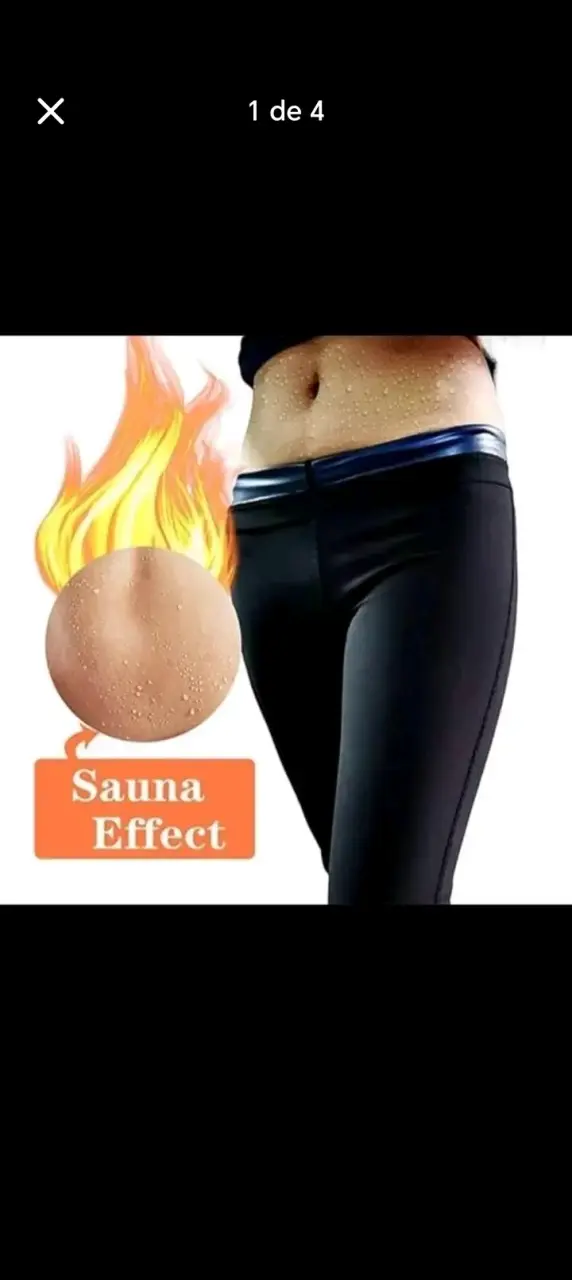 Pantalones cortos efecto sauna Sweat Shaper - 1