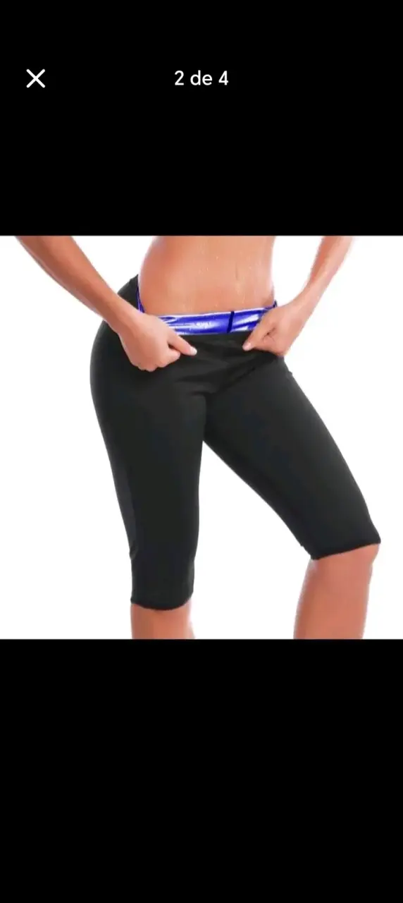 Pantalones cortos efecto sauna Sweat Shaper - 2