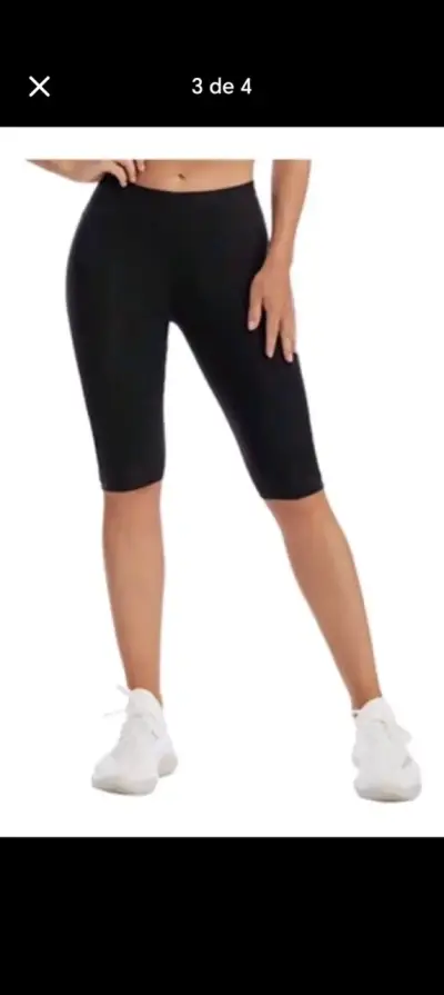 Pantalones cortos efecto sauna Sweat Shaper - miniatura 3