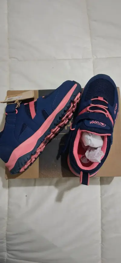 Zapatillas deportivas para niños Lippi azuy rosado - miniatura 1