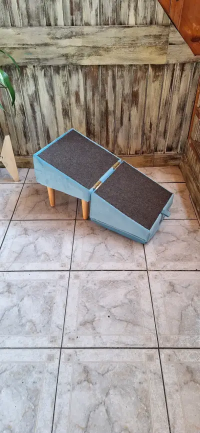 Rampa para perritos y asiento pouf - miniatura 1