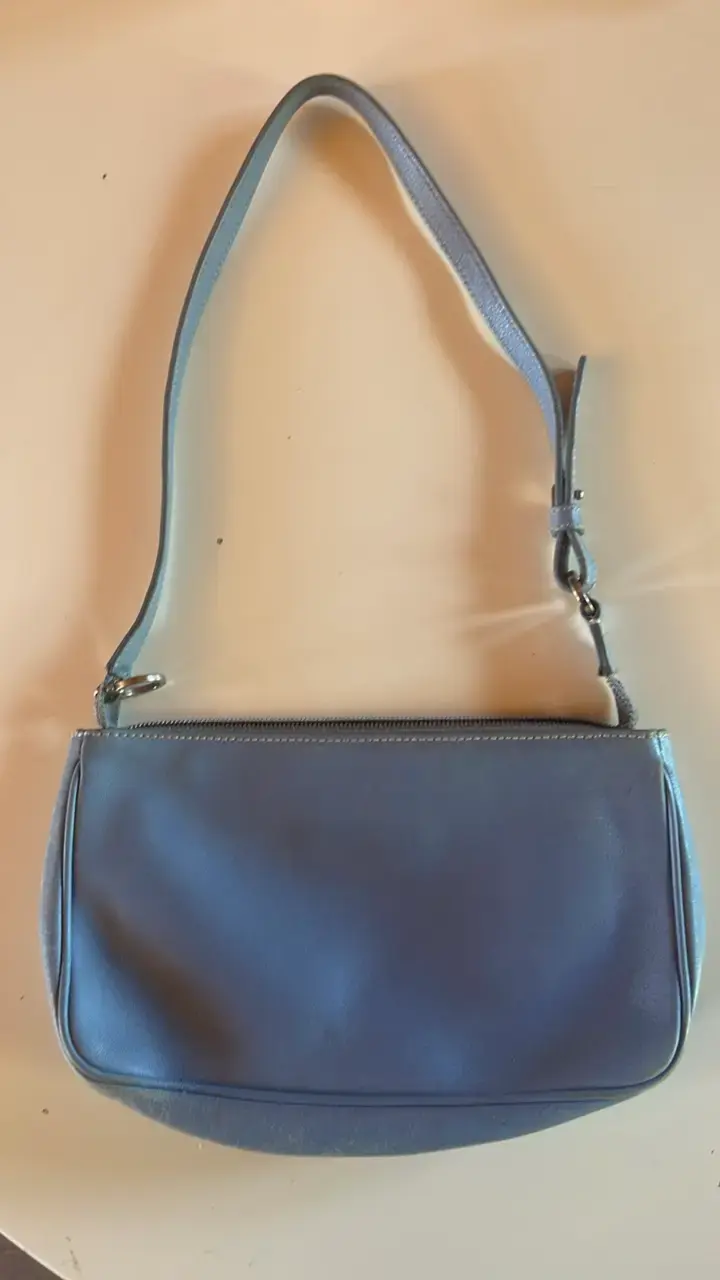 Cartera de cuero azul Salvatore Ferragamo - 3