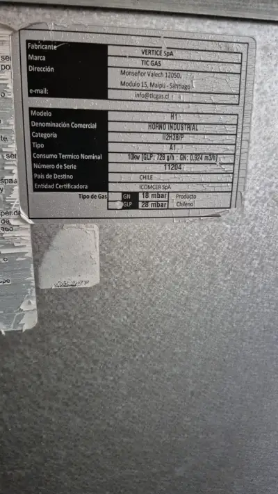 Horno industrial a gas Gastromaq - miniatura 2
