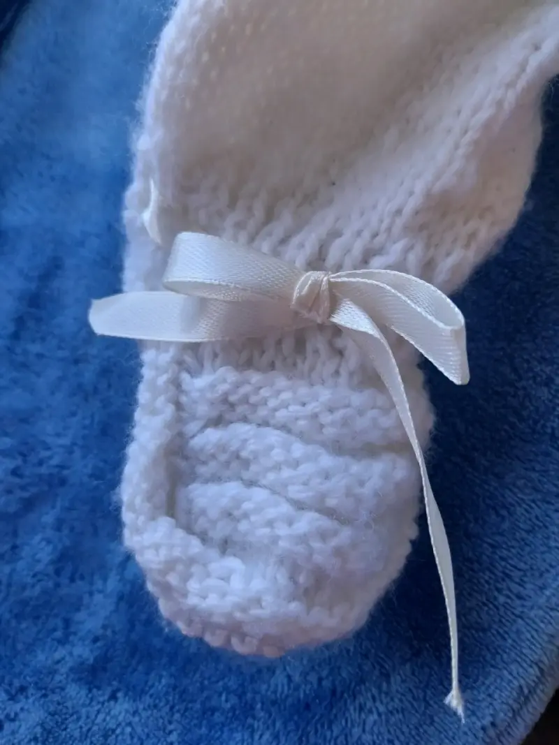 Conjunto de Lana para bebé tejido a mano - 3