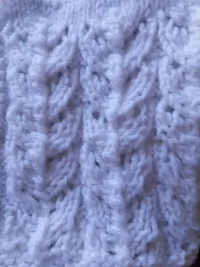 Conjunto de Lana para bebé tejido a mano - miniatura 5